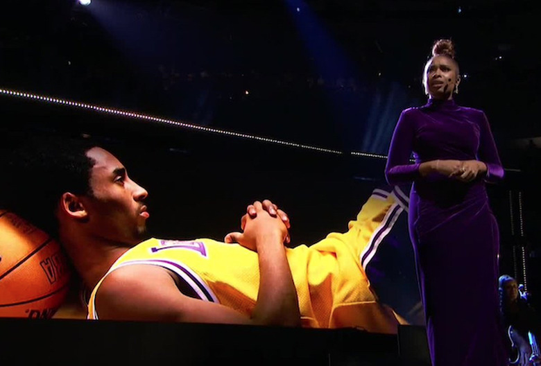jennifer hudson kobe bryant tribute full performance video
