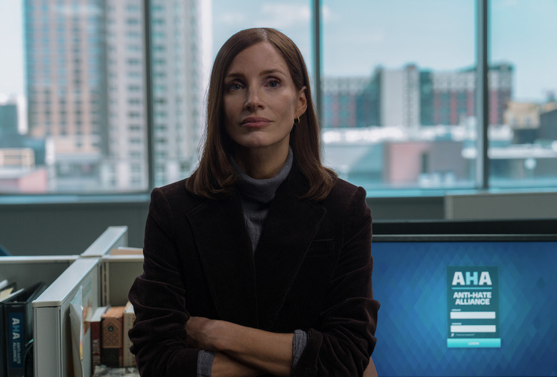 Jessica Chastain in The Savant on Apple TV+