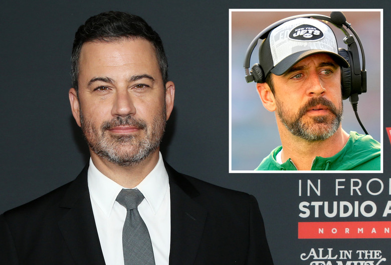 Jimmy Kimmel Aaron Rodgers Jeffrey Epstein