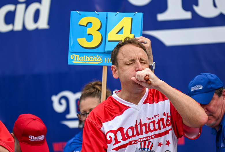 Joey Chestnut Banned From Nathan's Hot Dog Contest on July 4, 2024