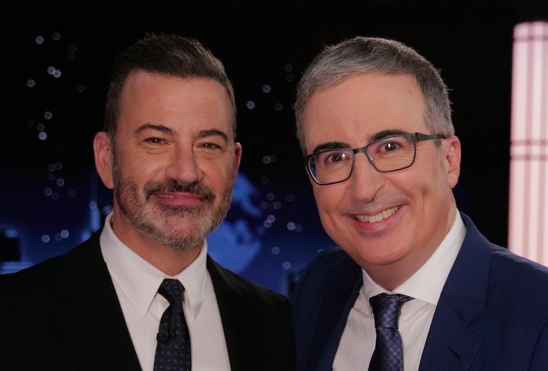 John Oliver Slams Disney CEO Bob Iger Over Jimmy Kimmel Suspension