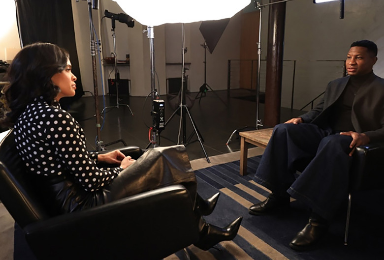 Jonathan Majors GMA Interview Assault Trial