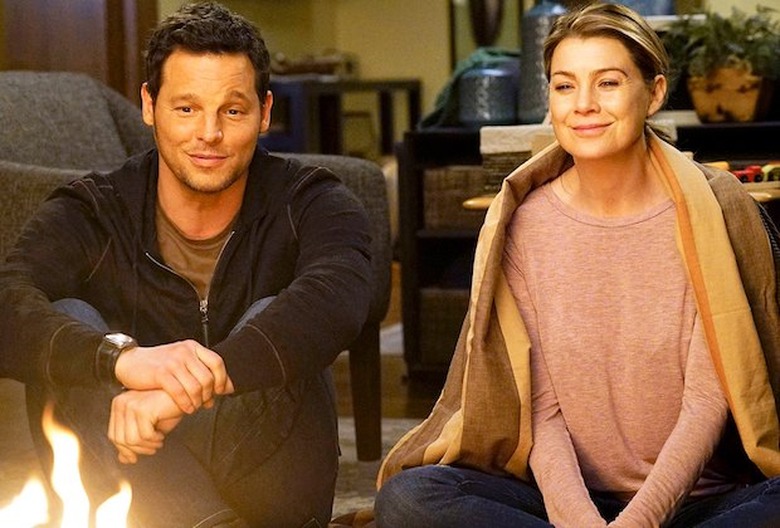 Justin Chambers and Ellen Pompeo Reunite
