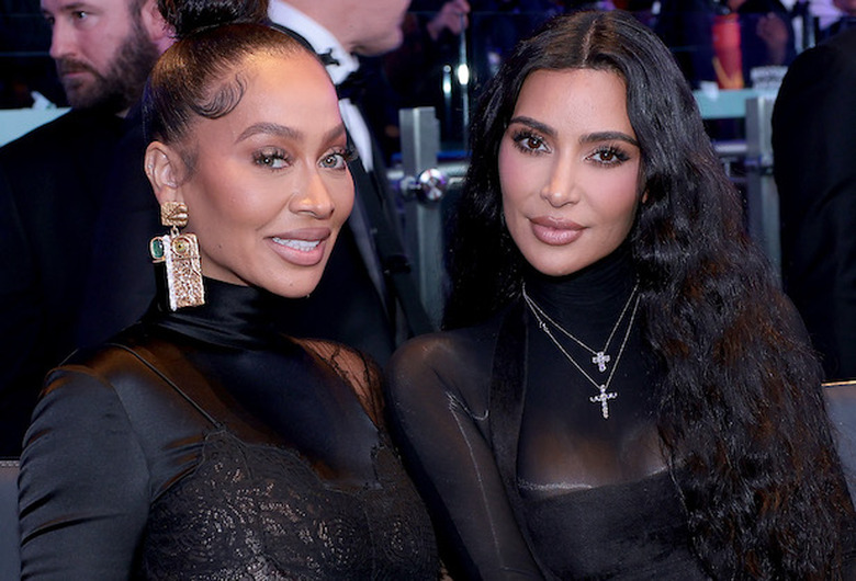 La La Anthony and Kim Kardashian 