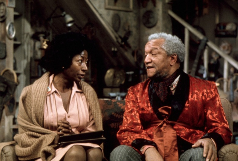 SANFORD AND SON, from left: Lynn Hamilton, Redd Foxx, 1972-77.