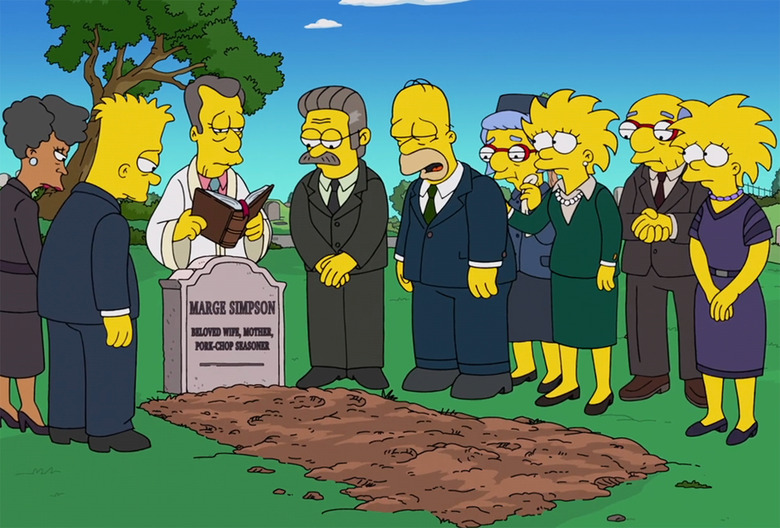 Marge Simpson Dead Alive The Simpsons Full Statement