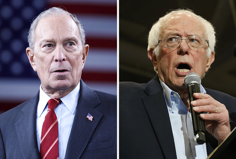 michael bloomberg bernie sanders democratic debate live stream video