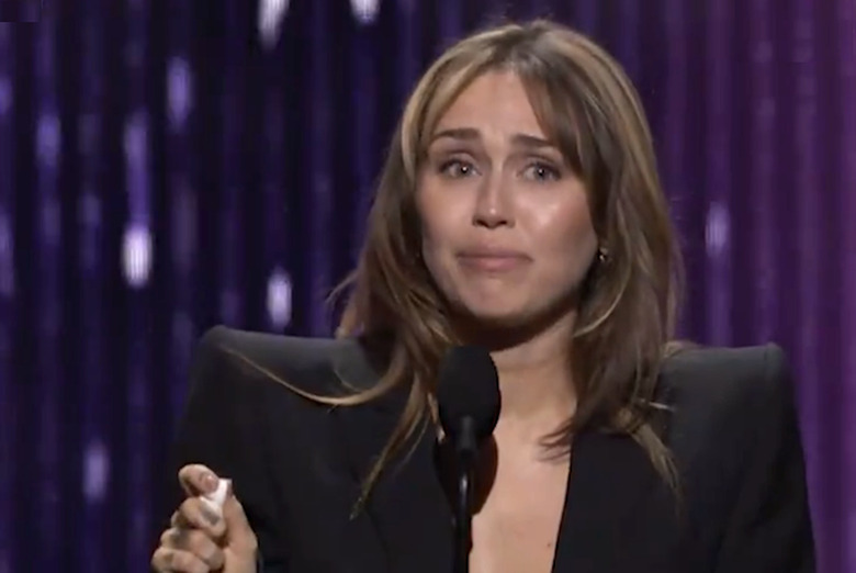 Miley Cyrus Disney Legend Speech