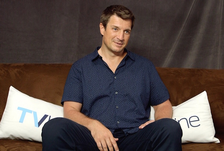 nathan fillion video interview castle the rookie firefly