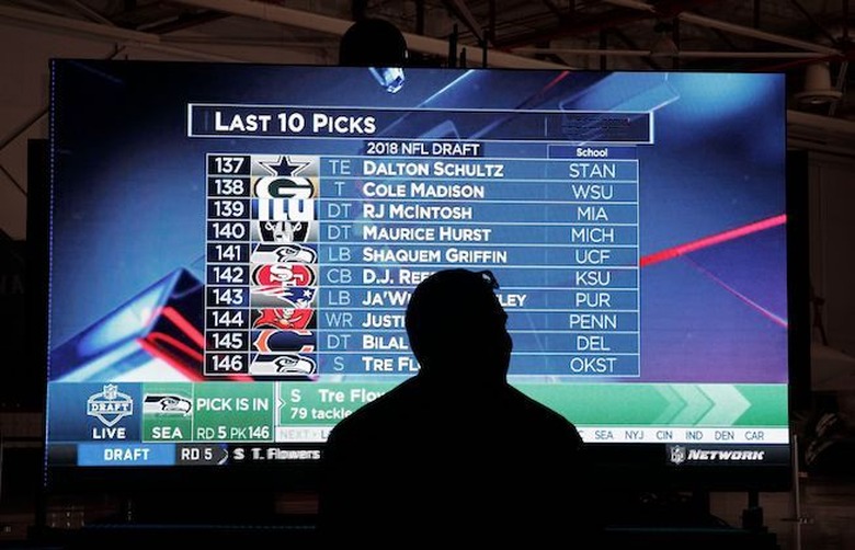 Raiders Draft Football, Las Vegas, USA - 28 Apr 2018