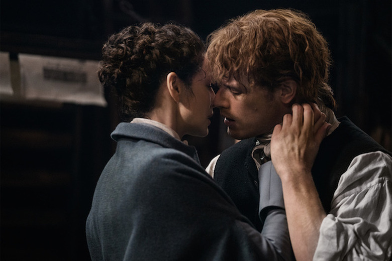 Outlander Photos Season 3 Episode 6 Print Shop Reunion