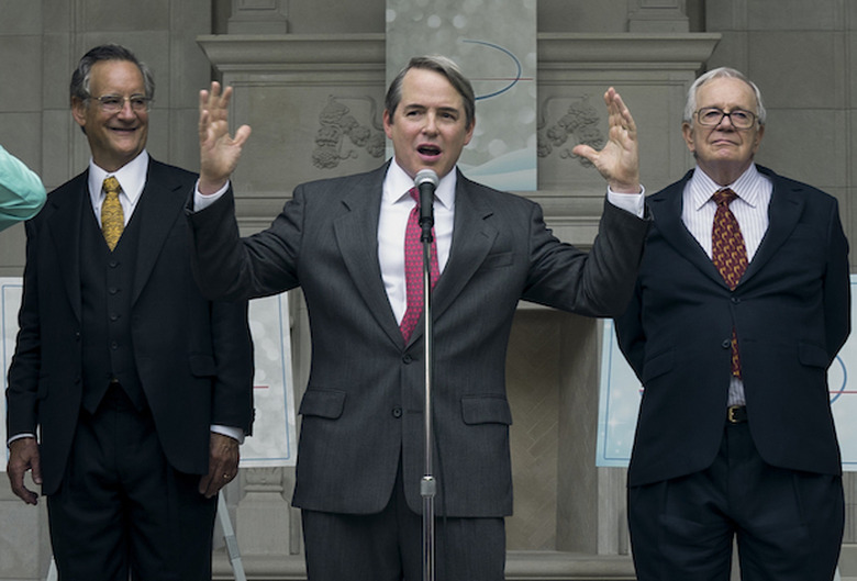 Painkiller. (L to R) John Rothman as Mortimer Sackler, Matthew Broderick as Richard Sackler, Sam Anderson as Raymond Sackler in episode 103 of Painkiller