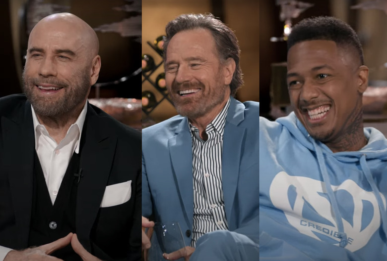 John Travolta, Bryan Cranston and Nick Cannon in Hart to Heart