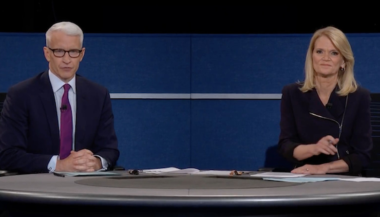 Anderson Cooper Martha Raddatz Presidential Debate Moderators Trump Clinton