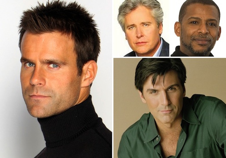 ALL MY CHILDREN's Cameron Mathison, Michael E. Knight, Darnell Williams and Vincent Irizarry
