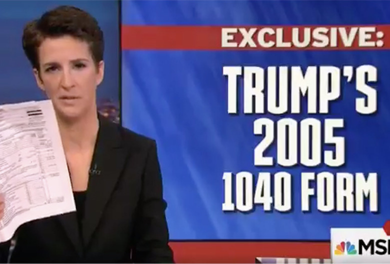 Rachel Maddow Donald Trump Tax Returns