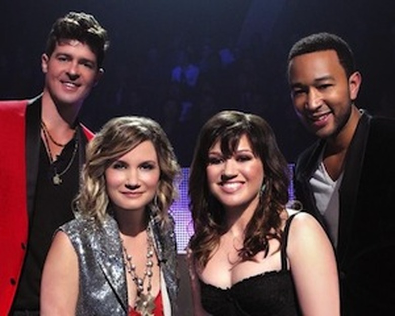 ROBIN THICKE, JENNIFER NETTLES, KELLY CLARKSON, JOHN LEGEND