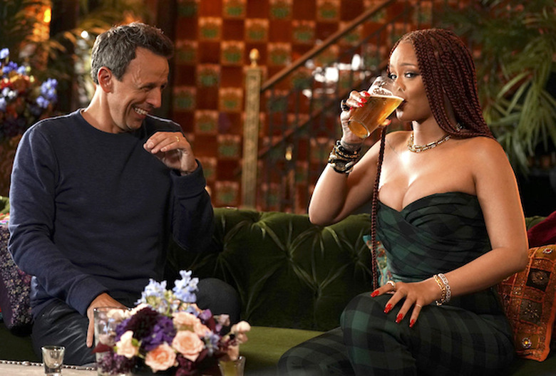Rihanna Day Drinking with Seth Meyers