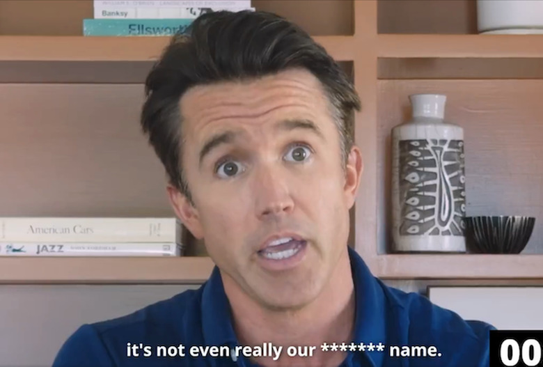 Rob McElhenney Name Change
