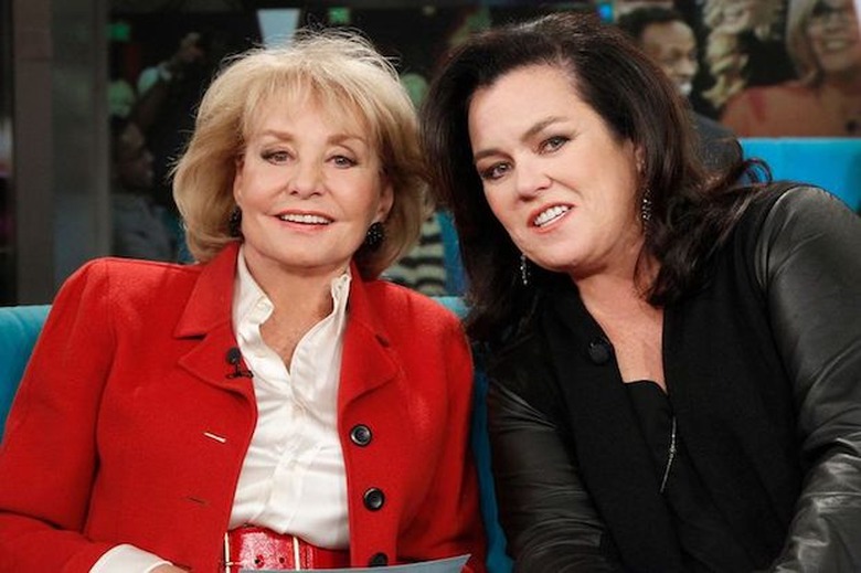 Rosie O'Donnell and Barbara Walters