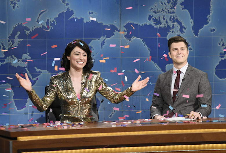'SNL' - Colin Jost and Melissa Villasenor