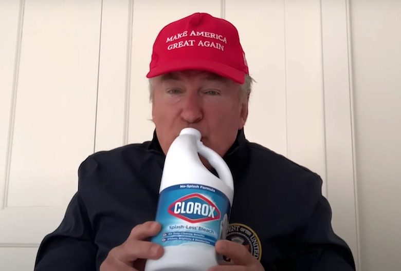 snl finale alec baldwin trump clorox video