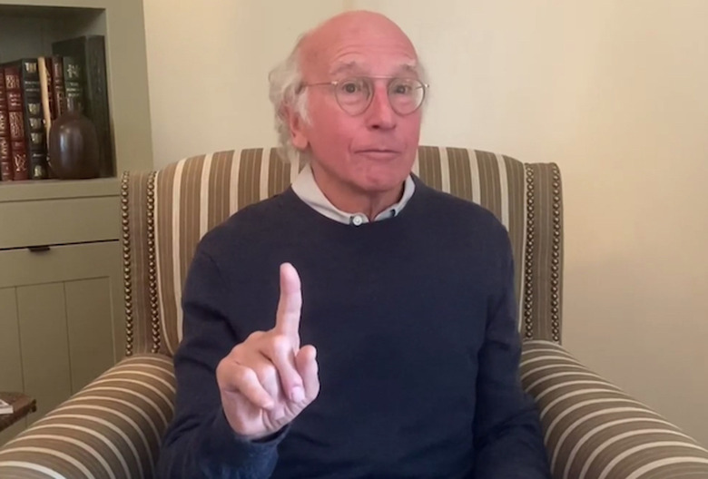 larry david bernie sanders snl at home video