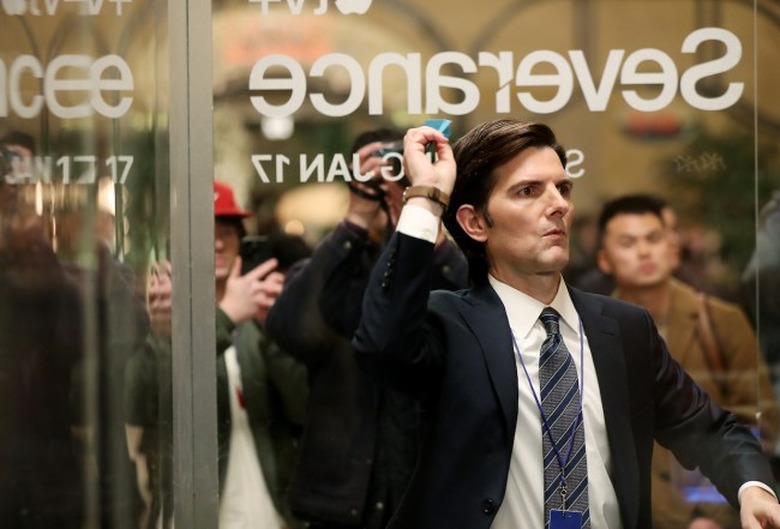 Severance Grand Central Adam Scott Paper Airplane