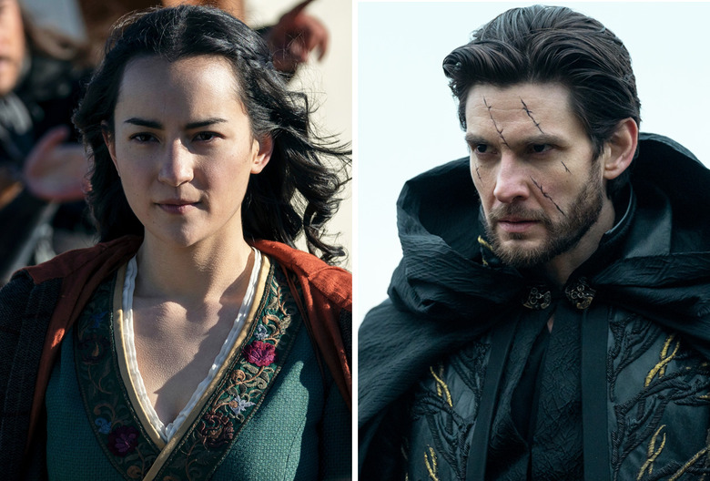 Jessie Mei Li and Ben Barnes in Shadow and Bone