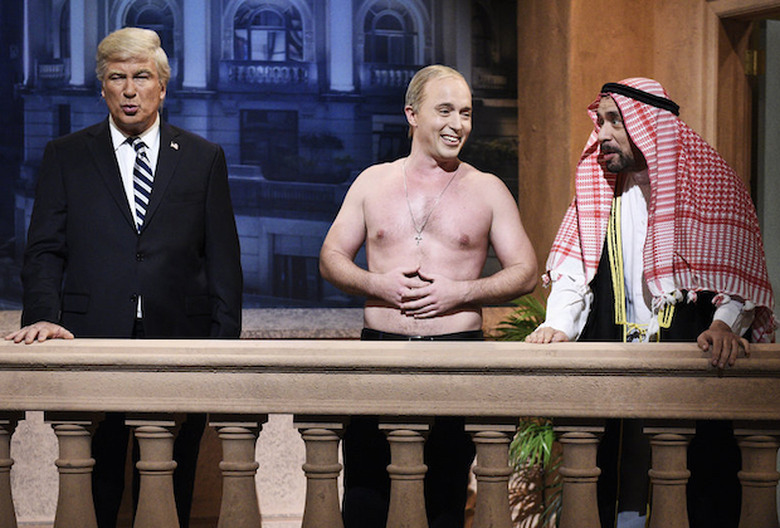 snl trump putin saudi prince cold open video