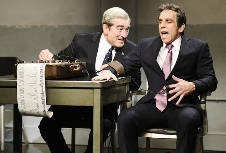 snl ben stiller robert de niro cold open