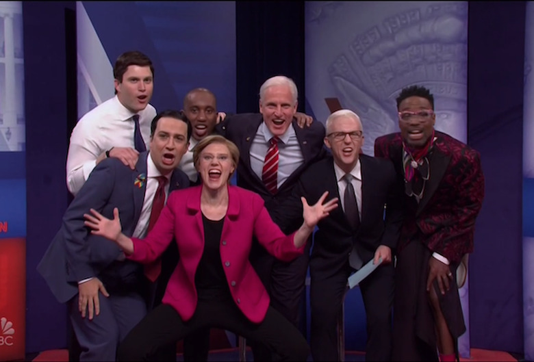 Saturday Night Live video Woody Harrelson Joe Biden CNN LGBTQ sketch
