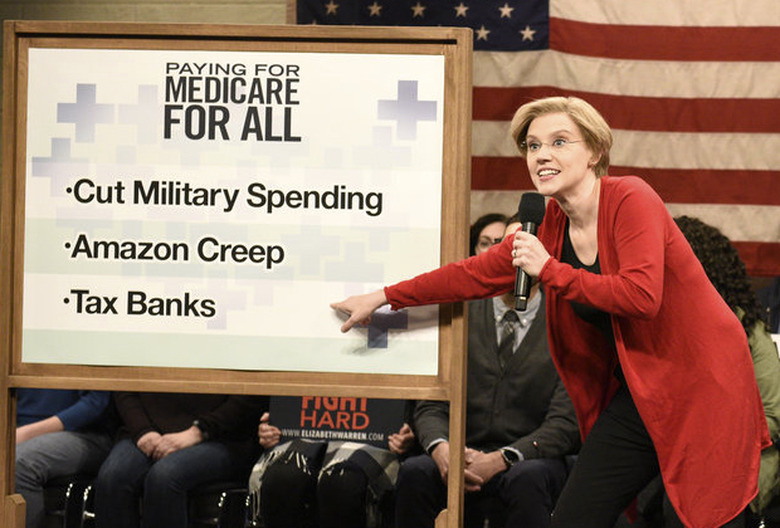 Elizabeth Warren 'SNL' Cold Open Video