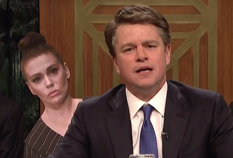 matt damon brett kavanaugh snl premiere