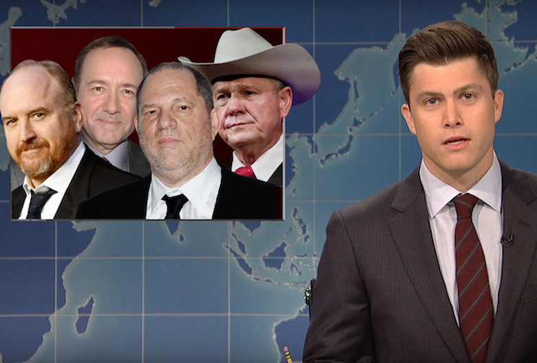 snl weekend update louis ck roy moore video