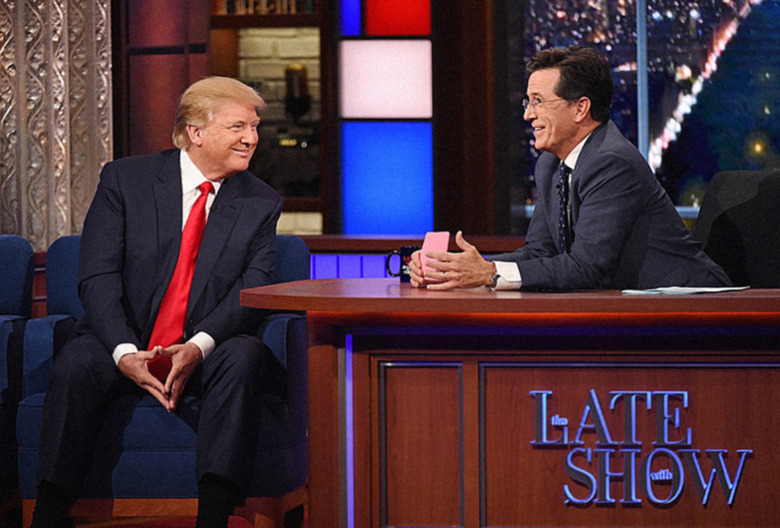 Donald Trump on 'The Late Show With Stephen Colbert'