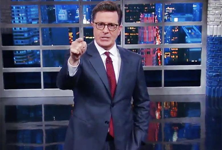 Colbert Trump Monologue Video