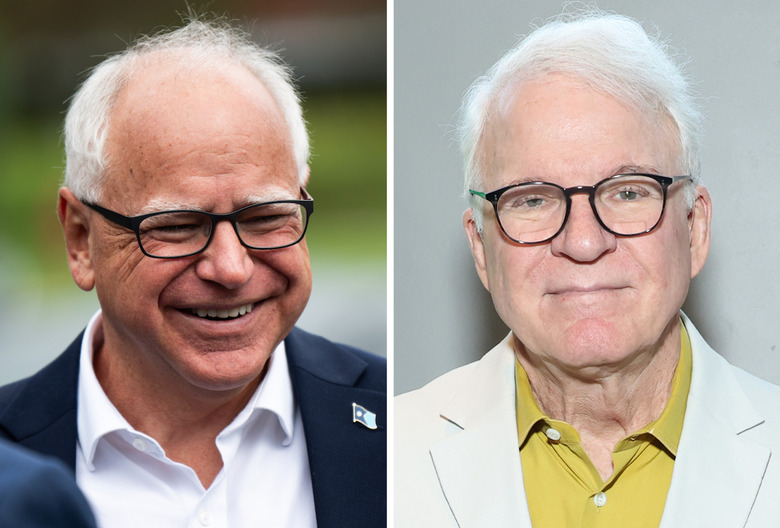 Tim Walz on 'SNL' - Steve Martin Passes on Kamala Harris Vice President Role