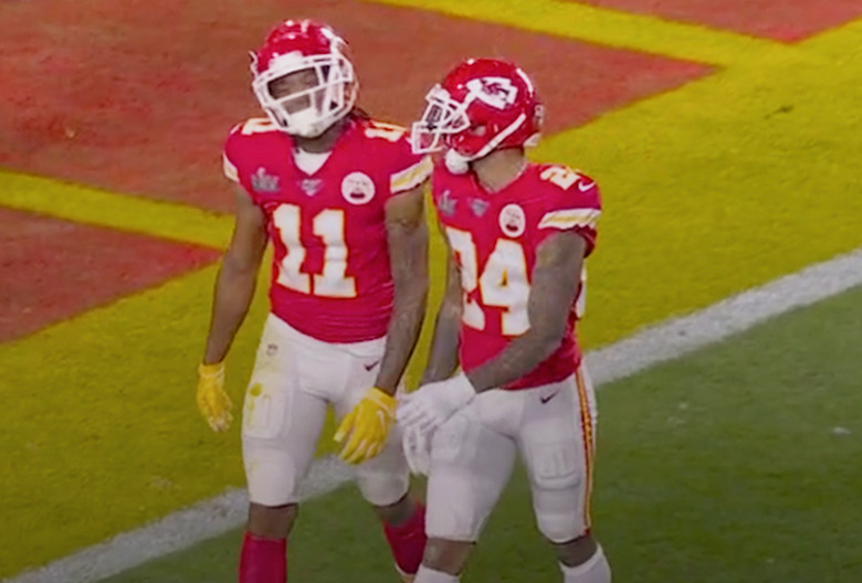 Super Bowl Yellow Gloves