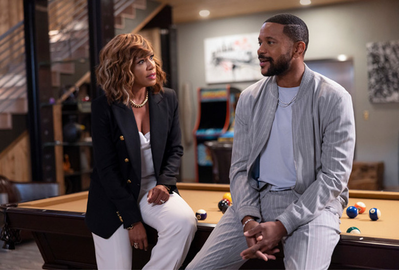 Wendy Raquel Robinson and Hosea Chanchez in The Game revival