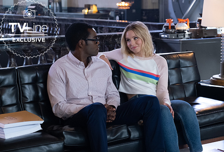 The Good Place Season 4 Episode 11 Eleanor Chidi Bad Place Headquarters