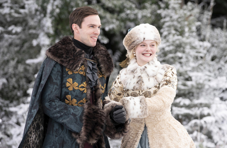 Nicholas Hoult and Elle Fanning in The Great Season 3