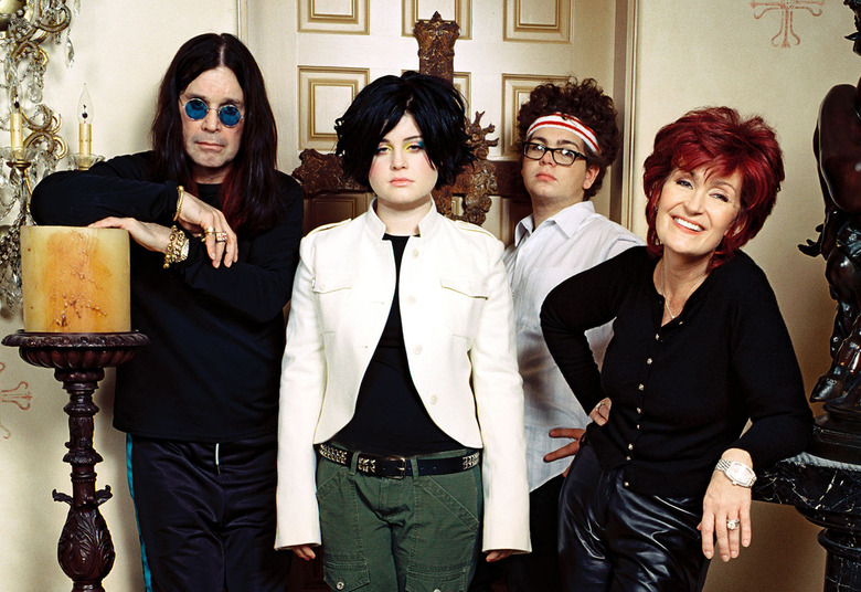 The Osbournes Cast MTV Anniversary Ozzy Sharon Kelly Jack