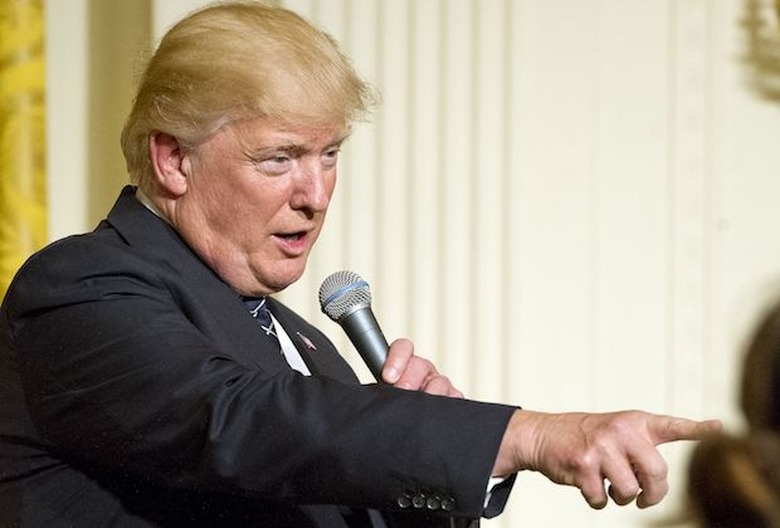 US President Donald J. Trump hosts reception for US Senators, Washington, USA - 28 Mar 2017