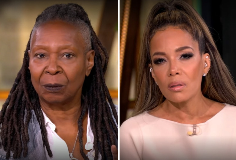 The View Whoopi Goldberg Sunny Hostin Donald Trump