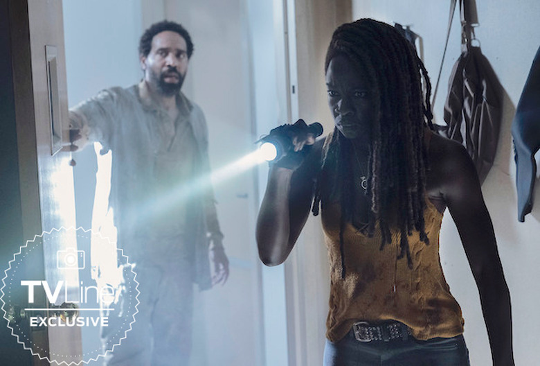 the-walking-dead-season-10-episode-9-first-photo danai gurira leaving