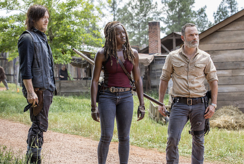 the-walking-dead-season-9-ezekiel carol couple photos
