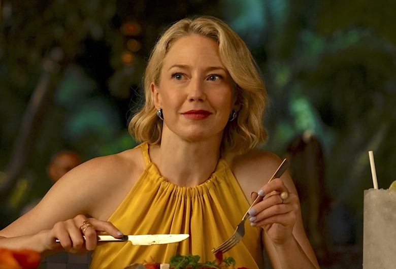 The White Lotus Laurie Child Non-Binary Trans Trump Carrie Coon