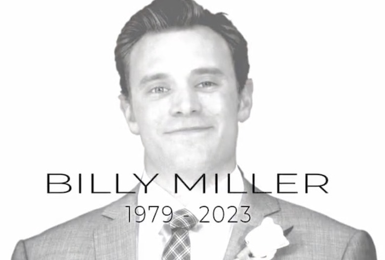 Young Restless Billy Miller Dead Memoriam