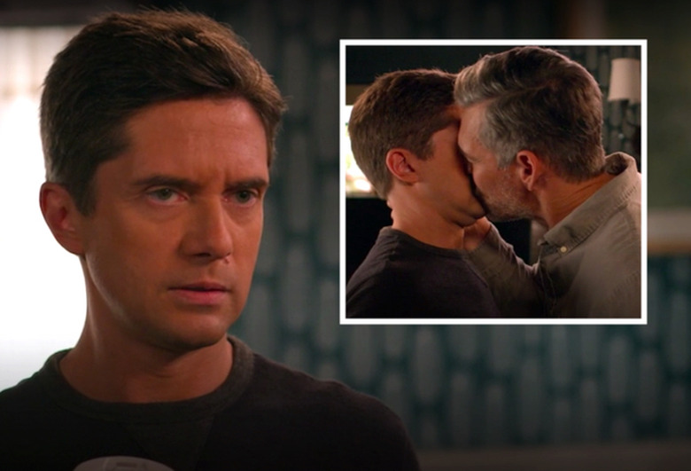 Topher Grace Eddie Cibrian Kiss Home Economics